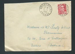 Yvert N° 813 Oblitéré CAD " Grand-bourg / Creuse En Janvier 1950 -qaa 5712 - 1945-54 Maríanne De Gandon