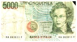 Billets > Italie >5000 Lire 1985 - 5000 Liras