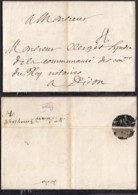 France 1698 - Lettre Avec Courrier Notarial 03/05/1698 De Paris Pour Dijon Taxe "4" (7G34626)DC2607 - ....-1700: Précurseurs