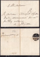 France 1698 - Lettre Avec Courrier Notarial 03/05/1698 De Paris Pour Dijon Taxe "4" (7G34626)DC2607 - ....-1700: Vorläufer