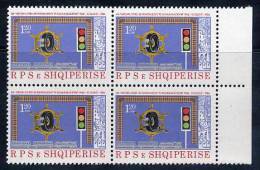 ALBANIA 1986 Transport Workers Block Of 4  MNH / **.   Michel 2301 - Albanie