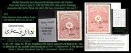 EARLY OTTOMAN SPECIALIZED FOR SPECIALIST, SEE...Mi. Nr. 721 - Mayo 59 GG -  Rosarot - Auflagenanteil 5.148 Stück - 1920-21 Anatolia