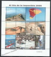 Spain - Espagne 2006 Yvert 3815-20, "Al Filo De Lo Imposible" TV Series For Young People - Miniature Sheet - MNH - 2001-10 Nuovi