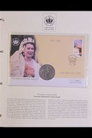 2002 QUEENS GOLDEN JUBILEE COIN COVERS & STAMPS.  A Beautiful Collection Of Mercury Coin First Day Covers Plus Regular F - Sonstige & Ohne Zuordnung