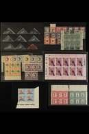 SOUTHERN AFRICA ODDMENTS.  A Strange Selection Of Stamps On Stock Cards & Loose Includes Cape Triangulars (8 Used, 1 Unu - Sonstige & Ohne Zuordnung