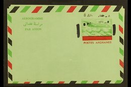 AIRCRAFT  Afghanistan 1972 8a On 14a Type II, Aerogramme With DOUBLE SURCHARGE Variety, Fine Unused. For More Images, Pl - Non Classés