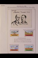 AIRCRAFT  Design ARTWORK For Tanzania 1978 75th Anniversary Of Powered Flight Stamps & Miniature Sheet (SG 255/8, MS259) - Ohne Zuordnung