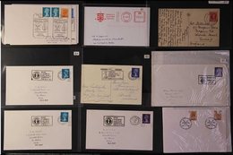 GOLF  GROUP OF ENVELOPES & POSTCARDS Featuring Various British Slogan & Special Cancels For Tournaments Held At Various  - Non Classés