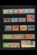 1937-1951 ALL DIFFERENT FINE MINT/NHM COLLECTION  On Stock Pages, Inc 1937 "Dhow" Range To 3½a, 1939-48 Pictorial Set, 1 - Aden (1854-1963)