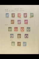 FRENCH  POSTAGE DUES 1931-50 MINT COLLECTION Incl. 1931-2 Overprinted Set, Scarce 1931-2 Ovpts & Surcharges Due Set, Plu - Autres & Non Classés