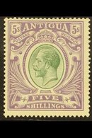 1913  5s Grey-green And Violet, Geo V, SG 51, Very Fine Mint. For More Images, Please Visit Http://www.sandafayre.com/it - Otros & Sin Clasificación