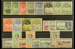1922-1935 FINE MINT KGV SELECTION  Presented On A Stock Card. Includes 1922 Set To 3d, 1924-33 "Badge" To 5d, 1934 Set T - Ascension (Ile De L')