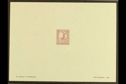 NEW SOUTH WALES  1949 Helio-Vaugirard Sample Die Proof Of The 1888-89 8d Lilac-rose "Superb Lyrebird" (SG 257, Scott 81) - Andere & Zonder Classificatie