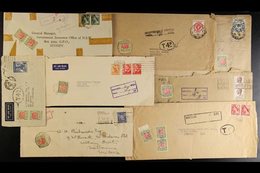POSTAGE DUE STAMPS ON COVERS & CARDS COLLECTION 1930's-60's  An Interesting Collection Of Commercial Covers, A Few Cards - Other & Unclassified