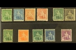1861-1878 MINT "BRITANNIAS"  Attractive Selection Comprising 1861-70 (no Wmk) ½d, 1d And 4d (2 Different Shades); 1870 ( - Barbados (...-1966)