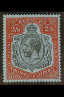 1924-32  2s6d Black & Red On Blue KGV Key Type, SG 89g, Never Hinged Mint, Very Fresh And Exceptionally Deep Colour. For - Bermuda