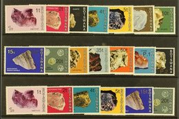 1976-7  Minerals Surcharges, Complete Sets Of Type I & II Ovpts (not Incl. Scarce Pretoria Ovpts), SG 367/80, 367a/75a,  - Botswana (1966-...)