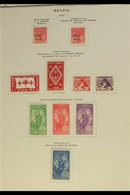 1933-1944 COMPREHENSIVE FINE MINT COLLECTION  On Specialty Pages, All Different, Almost COMPLETE For The Period, Include - Otros & Sin Clasificación