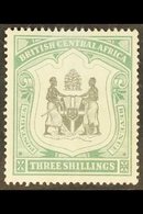 1897-1900  3s Black & Sea Green, SG 49, Fine Mint For More Images, Please Visit Http://www.sandafayre.com/itemdetails.as - Nyassaland (1907-1953)
