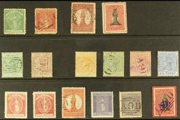 1866-1889 MINT AND USED SMALL COLLECTION  With 1866 1d Mint And 6d Used; 1867-70 4d Used And 1s Mint; 1879-80 (wmk CC) 1 - British Virgin Islands