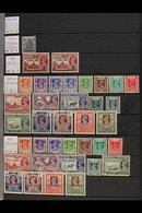 1937-49 FINE MINT COLLECTION  We See 1938-40 Set, 1946 Set Less 2a.6p, 1947 Ovptd Set, Officials Incl. 1939 Values To 1r - Birma (...-1947)