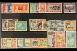 1937-52 MINT KGVI ASSEMBLY  Presented On A Stock Card & Includes 1938 Set & 1949 Pictorial Set. Useful Range (27 Stamps) - Cookeilanden