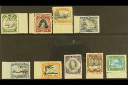 1944-46  Pictorial Definitive Set, SG 137/45, Never Hinged Mint (9 Stamps) For More Images, Please Visit Http://www.sand - Islas Cook