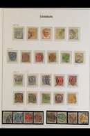 1874-1903 GOOD TO FINE USED COLLECTION  Includes 1864-70 (Crown With Crossed Sword And Sceptre) 2s, 3s, 4s, 8s, And 16s  - Otros & Sin Clasificación