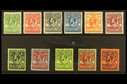 1929-37  Whale And Penguins Set Complete, SG 116/126, Very Fine Mint (11 Stamps) For More Images, Please Visit Http://ww - Falklandinseln