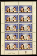 2011  Royal Wedding £2 Multicoloured, SG 1193, Sheetlet Of 10 Stamps, NHM (1 Sheetlet) For More Images, Please Visit Htt - Falklandinseln