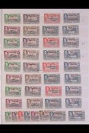 1944-49 EX-DEALERS MINT STOCK  Presented On Stock Book Pages & Includes (complete Sets) 1944-45 Graham Land (x7 Sets), S - Falklandeilanden
