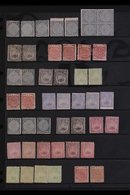 1891-98 ISSUE - STUDY COLLECTION  A Lovely Range Of Mint Issues, Sorted By Perfs, Incl. Perf. 10 Shades Of ½d (9, Incl.  - Fidji (...-1970)