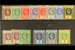 1922-27  Complete Script Watermark Set, SG 228/241, Very Fine Mint. (14 Stamps) For More Images, Please Visit Http://www - Fiji (...-1970)