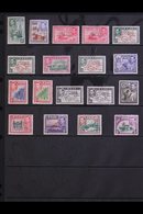 1938-55  King George VI Pictorial Definitives Perf'd "SPECIMEN" Set Complete, SG 249s/266s, Very Fine Mint. Rarely Encou - Fidschi-Inseln (...-1970)