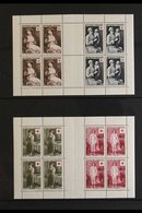 1953-1969 RED CROSS BOOKLET PANES.  A Mint Selection Of Booklet Panes (without Covers) Presented On Stock Pages, Stamps  - Other & Unclassified