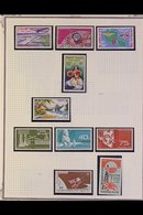 POLYNESIA  1960-1985. A Beautiful, ALL DIFFERENT NEVER HINGED MINT "Poste Aerienne" AIR POST Collection Of Stamps (mostl - Other & Unclassified