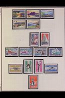 POLYNESIA  1960-1985 A Beautiful, NEVER HINGED MINT "POSTAL ISSUES" COLLECTION Presented In Mounts On Album Pages. Mainl - Other & Unclassified