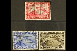 1933  Graf Zeppelin "Chicago Flight" Set Complete, Mi 496/8, Very Fine Used. (3 Stamps) For More Images, Please Visit Ht - Sonstige & Ohne Zuordnung