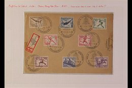 1936 OLYMPIC GAMES  Spectacular Collection In An Album. Covers And Cards, Plus A Few Other Items, All Featuring The 1936 - Otros & Sin Clasificación