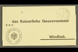 SOUTH WEST AFRICA  1913 (5 Aug) Official Government  Printed Meteorological Report For July 1913, Addressed To Windhuk,  - Otros & Sin Clasificación