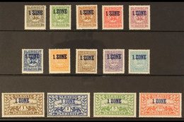 SCHLESWIG  1920 "1.ZONE" Ovpts Complete Set, Mi 15/28, Never Hinged Mint (14 Stamps). For More Images, Please Visit Http - Other & Unclassified