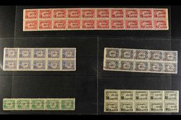 EPIRUS - ARGYROKASTRO LOCAL ISSUES.  1914 Attractive Fine Never Hinged Mint Group Of All Different MULTIPLES, Inc 1914 1 - Autres & Non Classés