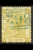 1863  96c Olive Bistre, SG 18, Fine Used With Neat Blue B62 Cancel. Signed Buhler. For More Images, Please Visit Http:// - Sonstige & Ohne Zuordnung