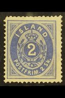 1873  2sk Blue Perf 14x13½, SG 1 (Facit 1), Mint With Large Part OG. Fresh And Attractive. For More Images, Please Visit - Other & Unclassified