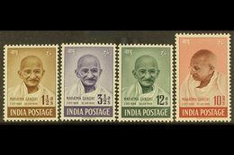 1948  First Anniversary Of Independence, Gandhi Complete Set, SG 305/8, Mint, Fresh Appearance (4). For More Images, Ple - Andere & Zonder Classificatie