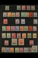 GWALIOR  1885-1937 ALL DIFFERENT MINT COLLECTION Presented On A Stock Page. Includes 1885 4a Opt'd In Red, 1885-97 Black - Otros & Sin Clasificación