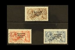 1925-28  Seahorse Overprinted Set (Narrow Date), SG 83/85, Very Fine Cds Used. A Lovely Trio (3 Stamps) For More Images, - Autres & Non Classés