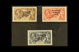 1935  Re-engraved Seahorse High Vals Set Complete, SG 99/101, Mint Lightly Hinged (3 Stamps) For More Images, Please Vis - Other & Unclassified