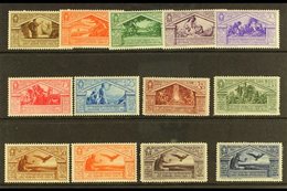 1930  Virgil  Postage And Air Sets Complete, Sass S. 58, Fresh Mint, The 10L Postage With Perf Fault, All Others Very Fi - Unclassified