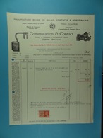 Manufacture Belge De Balais, Contacts Et Porte-balais Commutation & Contact Dison / 59/ - Elektriciteit En Gas